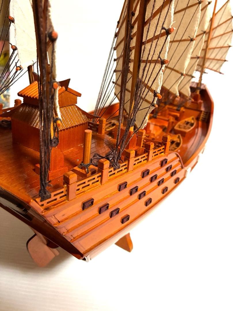 希少品 椴松 帆船模型 鄭和『宝船』 - メルカリ