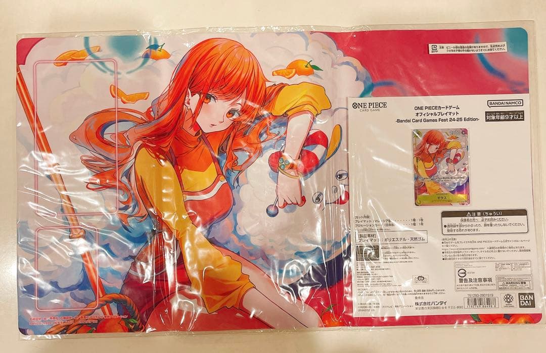 ワンピースカード　ナミ&ゼウス　プレイマット新品未開封