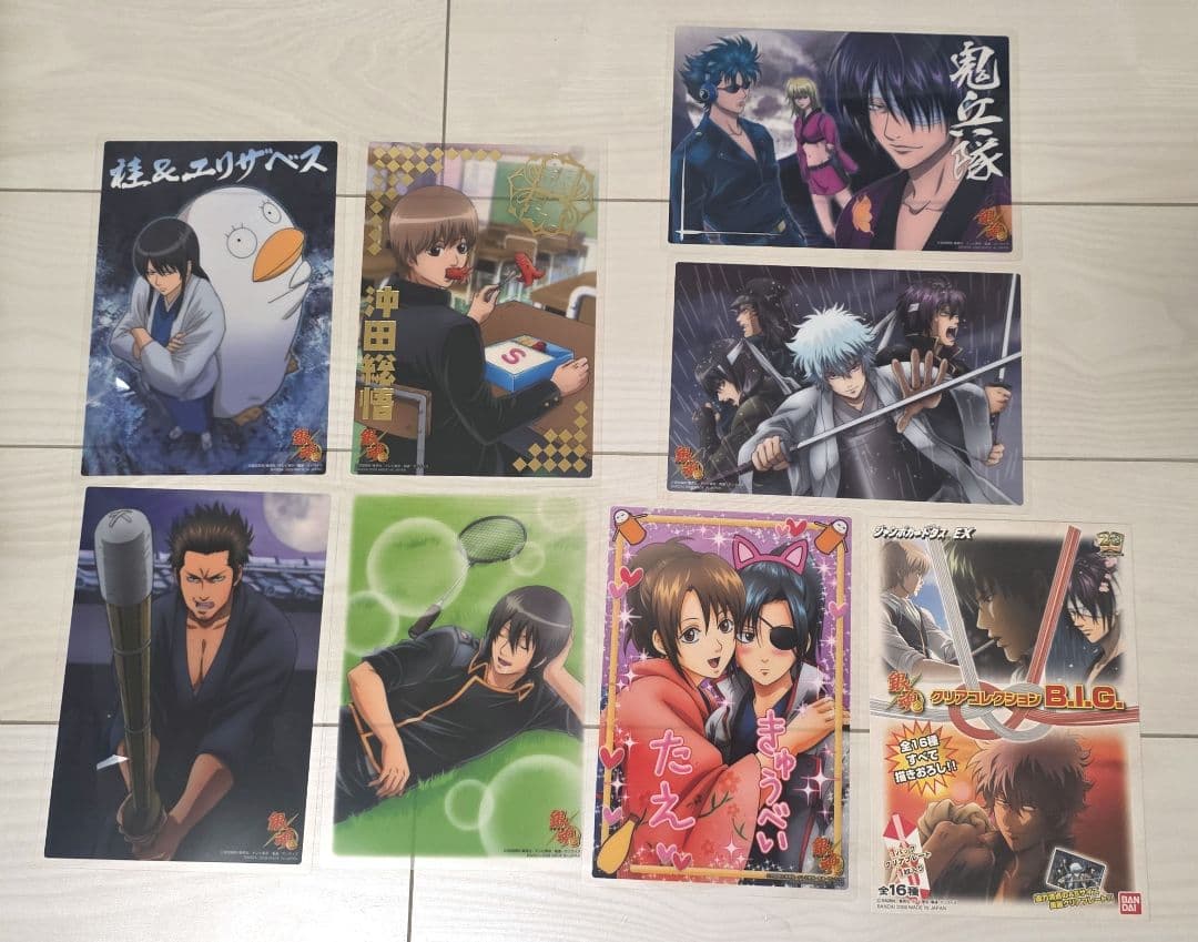 銀魂 クリアコレクションBIG ジャンボカードダスEX A5サイズ まとめ