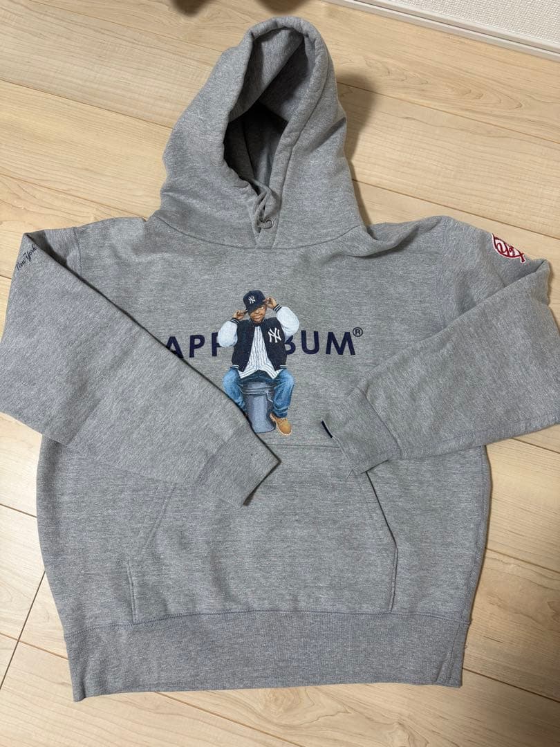 APPLEBUM × MLB NY ヤンキースボーイ パーカー L