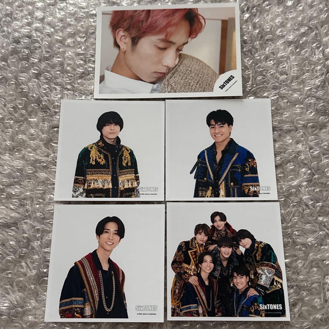 SixTONES 公式 グッズ 生写真 フォト 5枚 セット - メルカリ