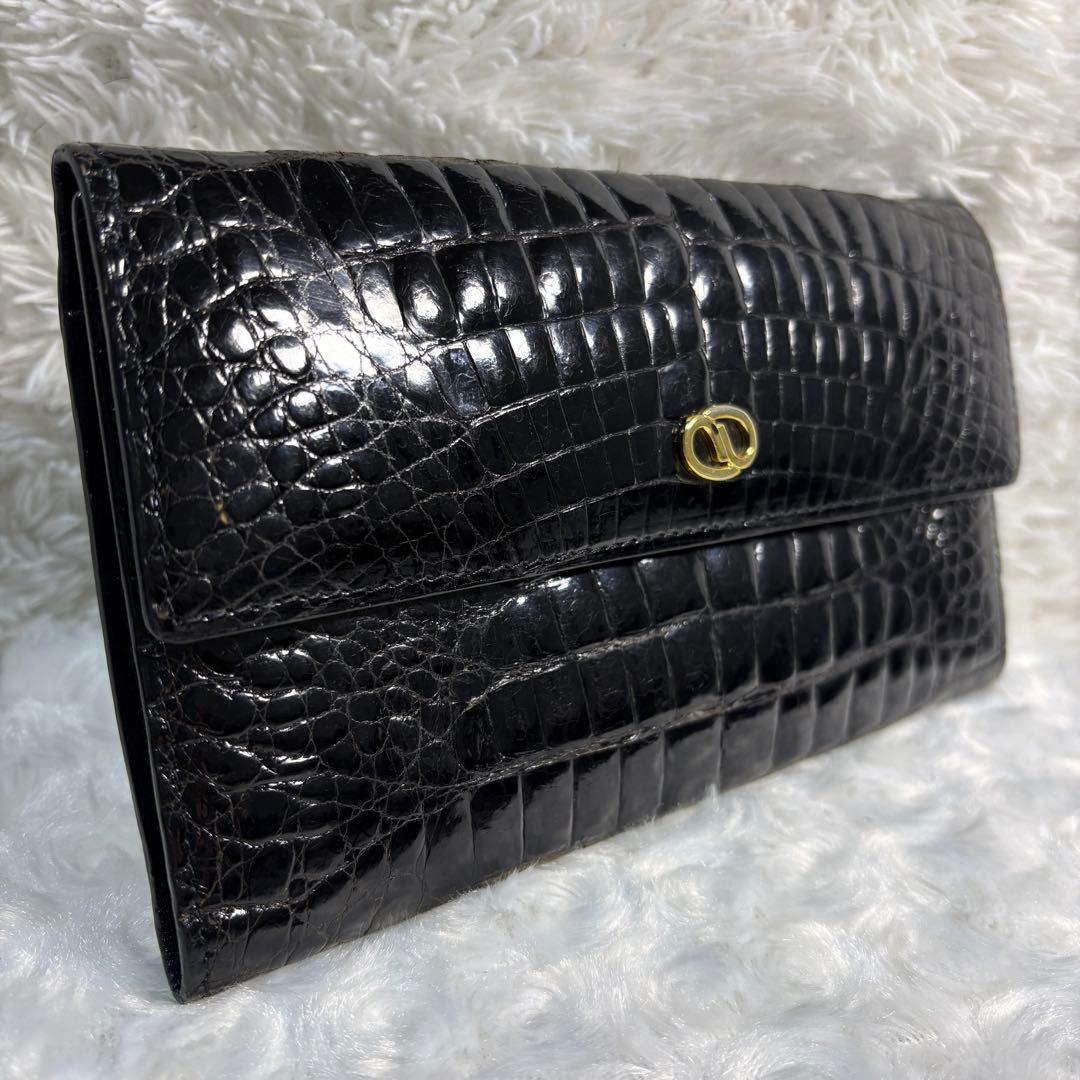 美品✨ロダニア RODANIA クロコダイル 長財布 3つ折り 楽天市場】ボーナスポイントセール シャイニングクロコダイル 三つ折り