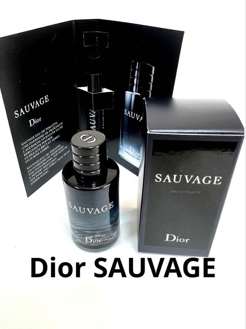 新品 未開封 Dior SAUVAGE オードトワレ 10ml＆サンプル おまけ - メルカリ