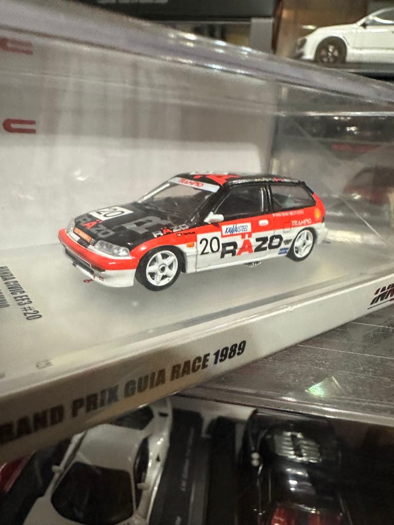 シビック 1989 レースカー ミニカー 1/64 Inno Models
