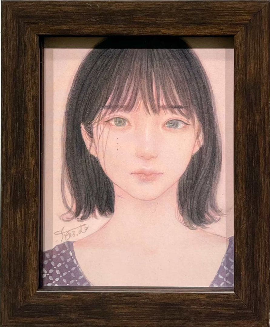 むらまつちひろ「eyes-1」2021年作品 KONOYO｜KENZAN2021