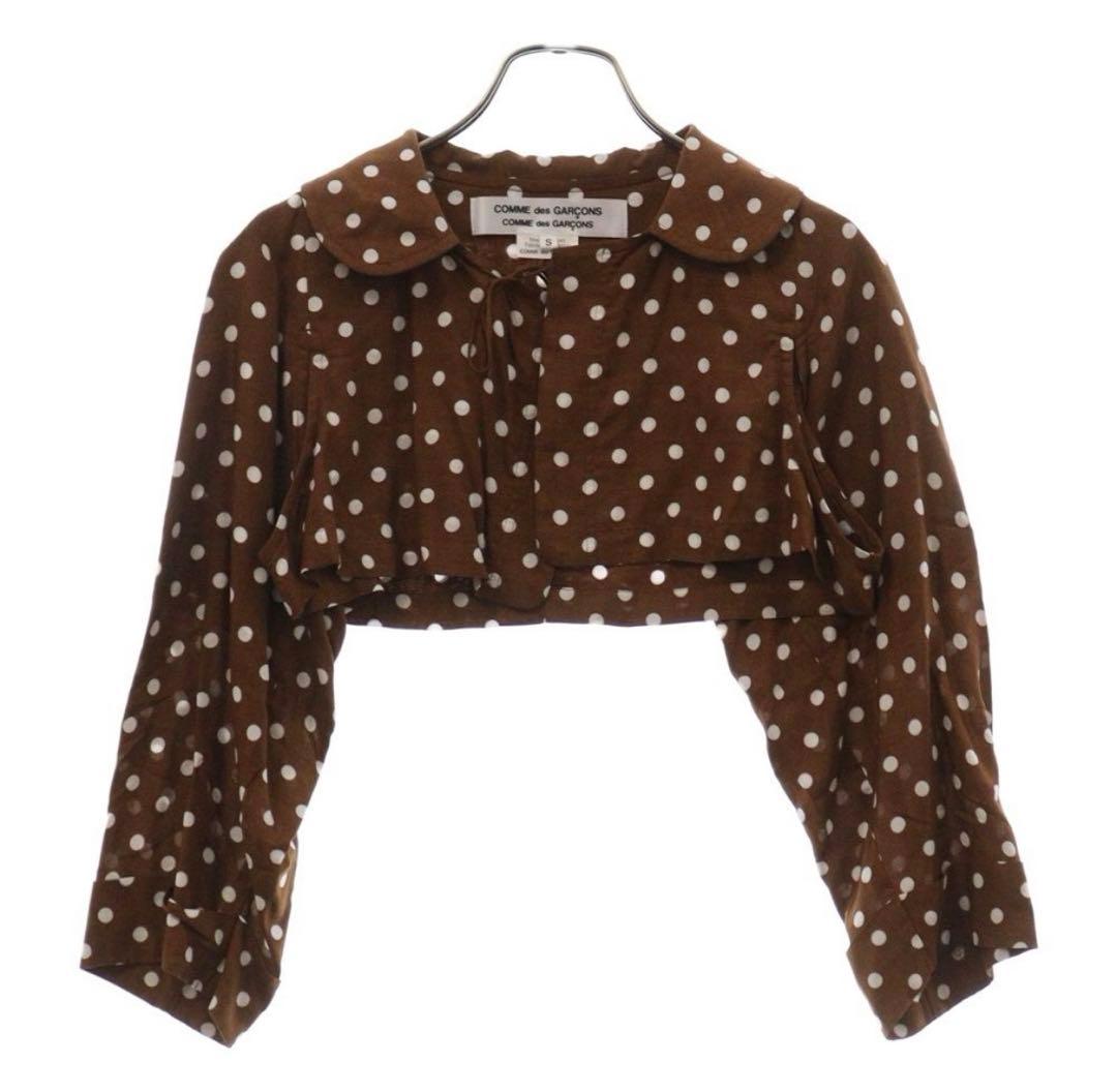 COMME des GARÇONS ドット柄 クロップドシャツ 限定！3カラー コムデギャルソン ドット シャツ (COMME des GARCONS