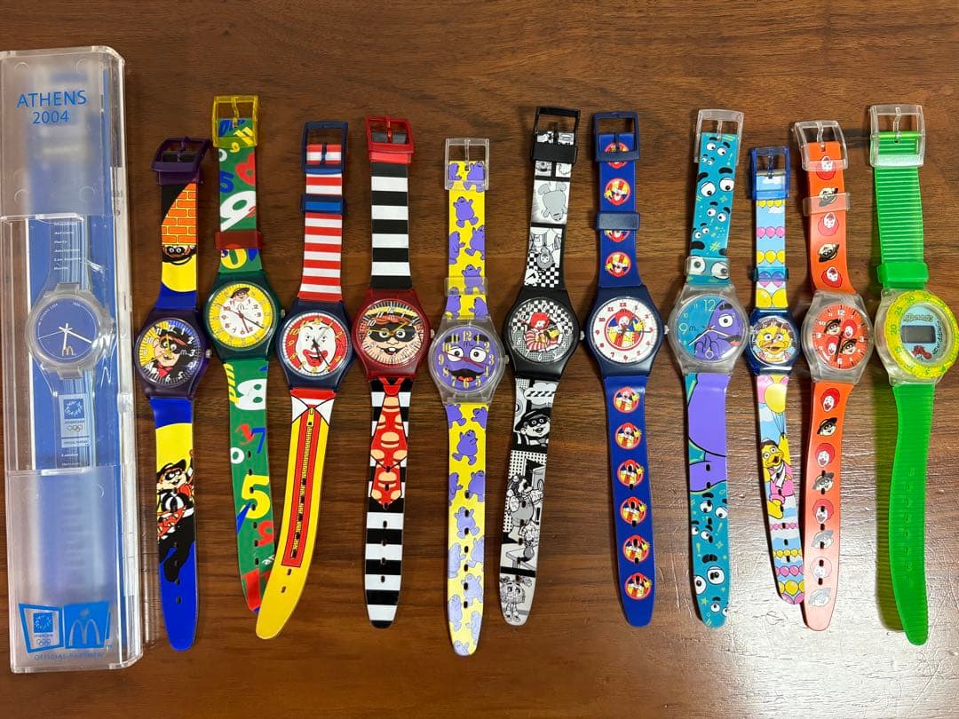 マクドナルド レトロ キャラクターウォッチ 12本セット