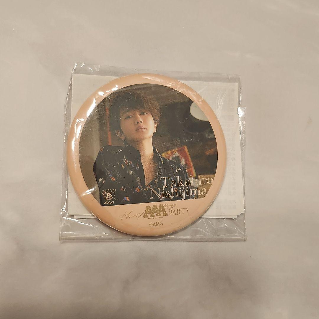 AAA西島隆弘15th DOME TOUR グッズ【缶バッチキーホルダーセット