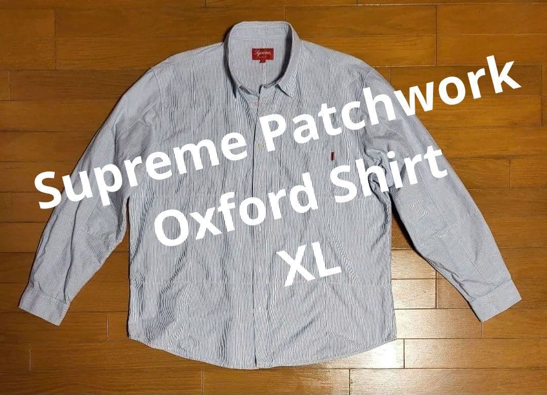 supreme patch work shirts xl シュプリーム　シャツ