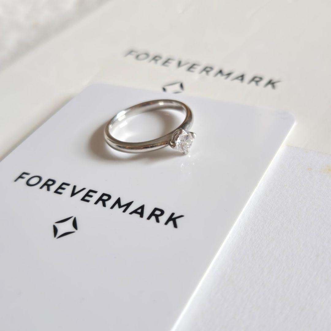 フォーエバーマーク ダイヤモンド リング プラチナ 0.27 ct pt950