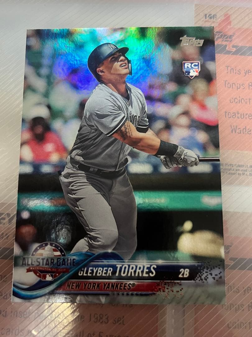 topps MLB 2018 Gleyber Torres RC ホロ加工 - メルカリ