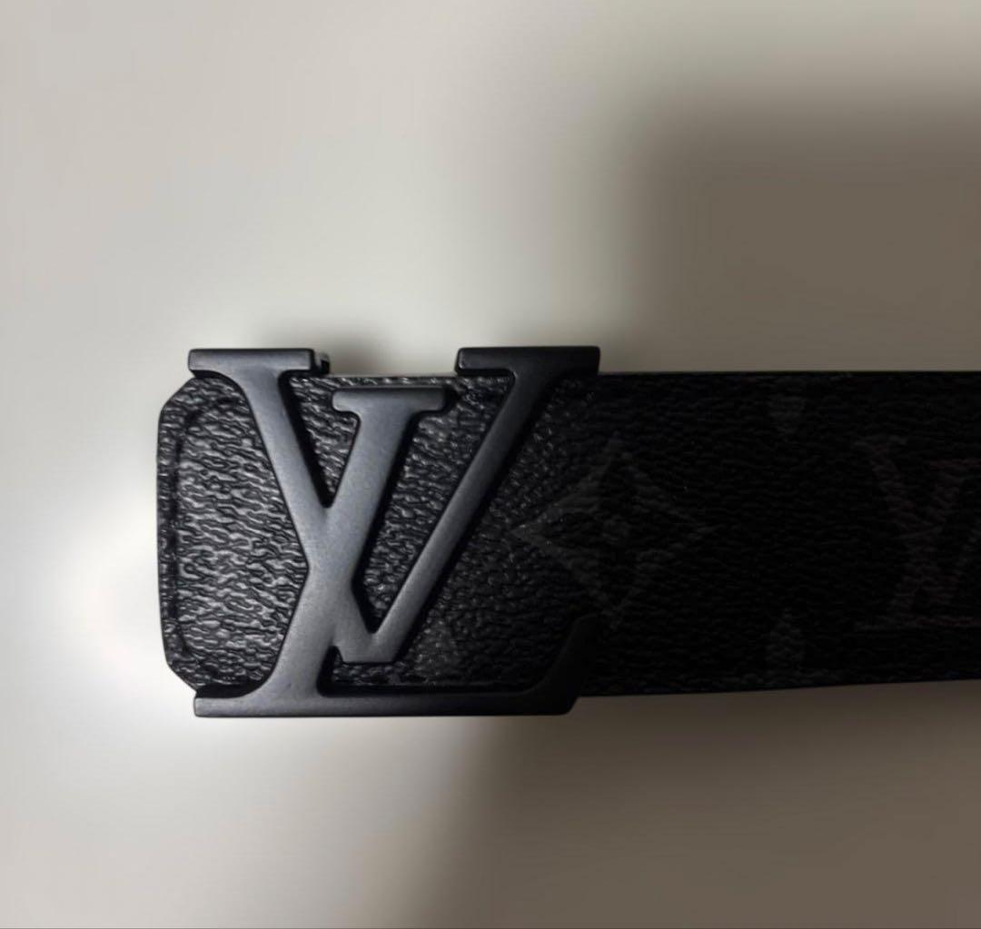 Louis Vuitton ブラック ベルト即決お値下げ⭕️ ルイヴィトン ベルト メンズ ベルト・LV ヘリテージ 35MM リバーシブル