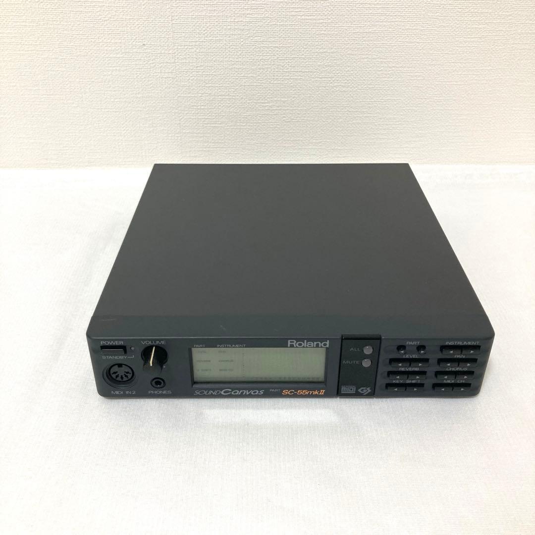 Roland 音源モジュール SC-55mkII アダプター付き 動作品 - メルカリ