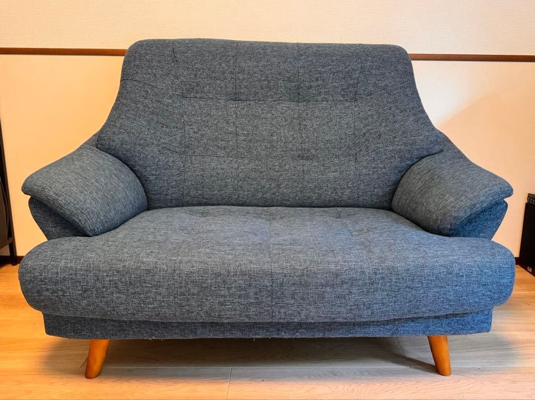 NOCE 2人がけ　ソファ　HY2766 ブルー　ハイバック ソファHY2766 2人掛け【送料・開梱設置無料】 ブルー 通販|インテリア