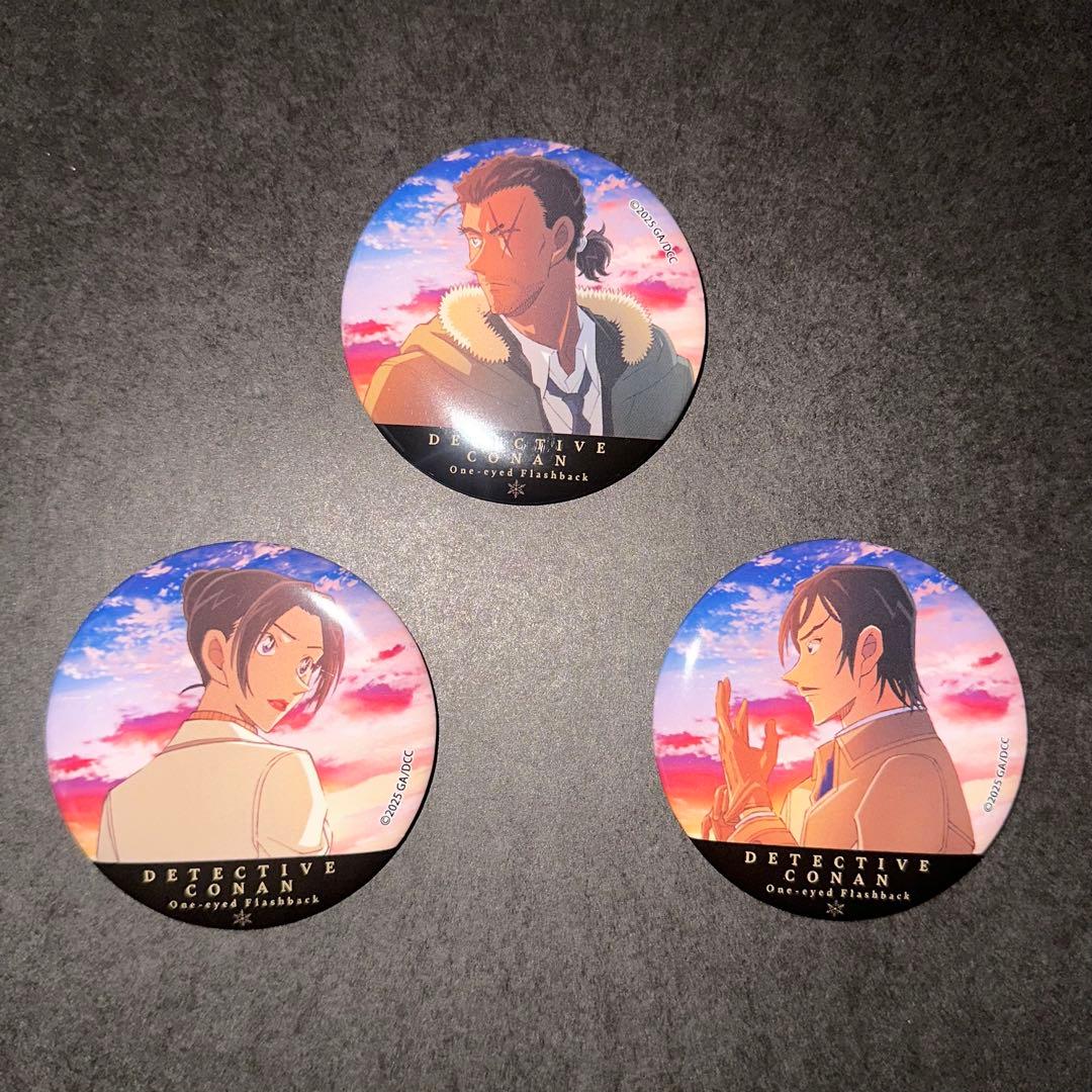 名探偵コナン 隻眼の残像 トレーディング缶バッジ 長野県警 セット
