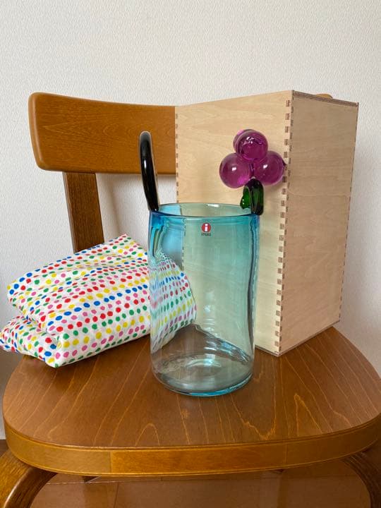 イッタラ オイバトイッカ ポムポム Pampula Vase スカイブルーの通販は