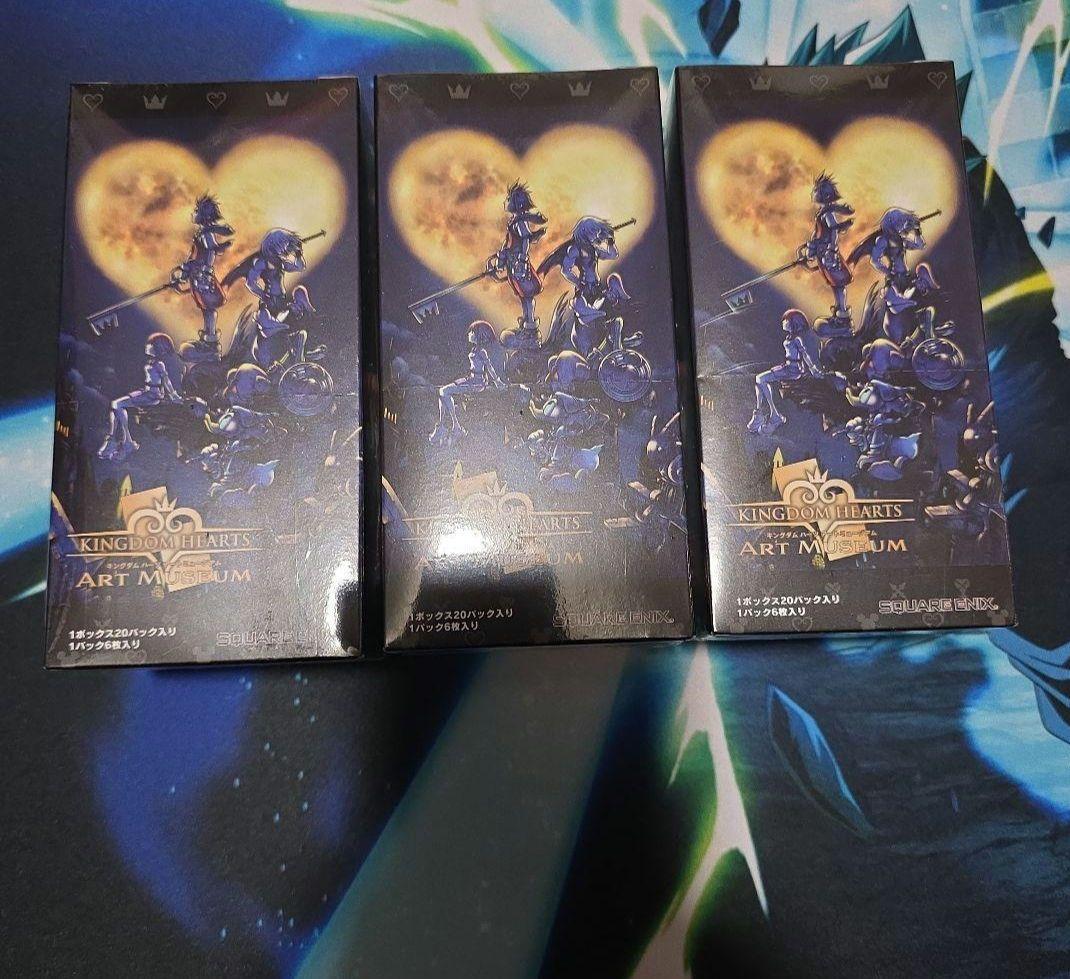 キングダムハーツ アートミュージアム カード 3BOXシュリンク付き 在庫ラスト キングダムハーツ アートミュージアム 未開封BOX