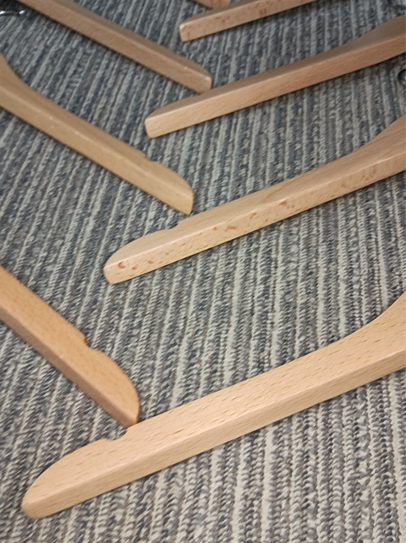 八6098【美品】Levis リーバイス 木製ハンガー10本セット - メルカリ