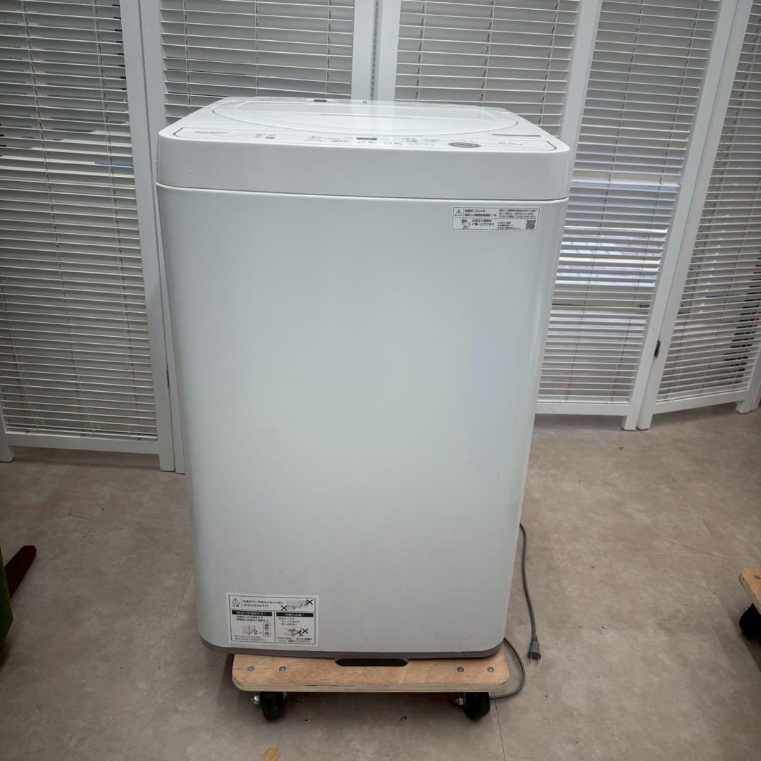 シャープ　全自動洗濯乾燥機 ES-GE5H-W 2024年製wm01
