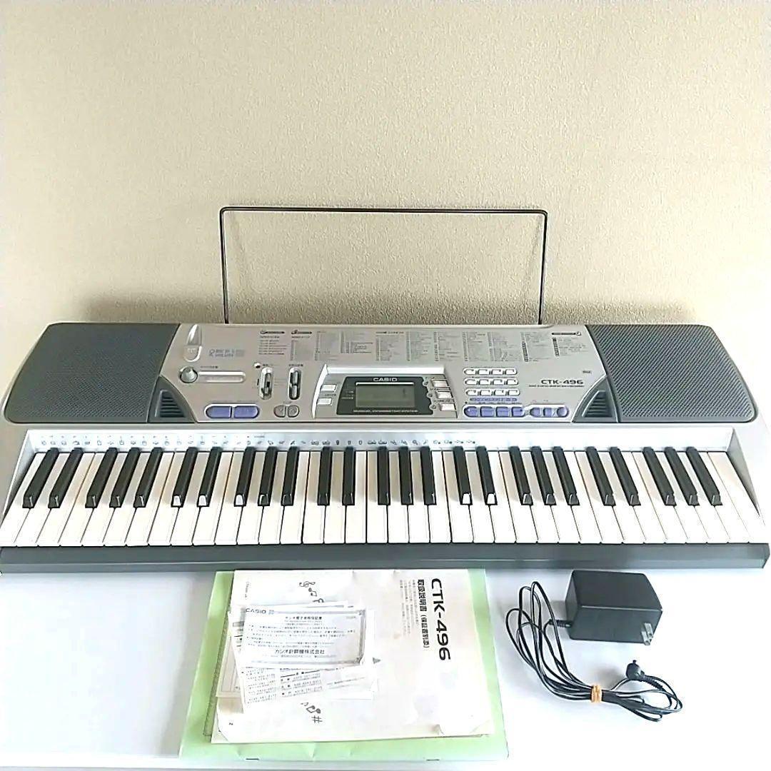 CASIO CTK-496 キーボード 61鍵盤 - メルカリ