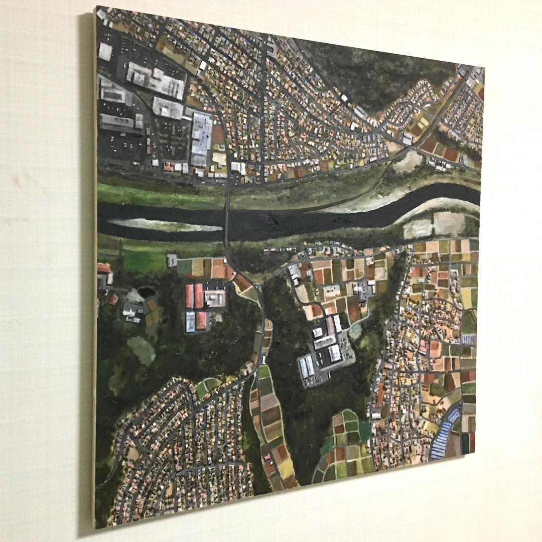 オリジナル絵画作品《Satellite Imagery No. 21》