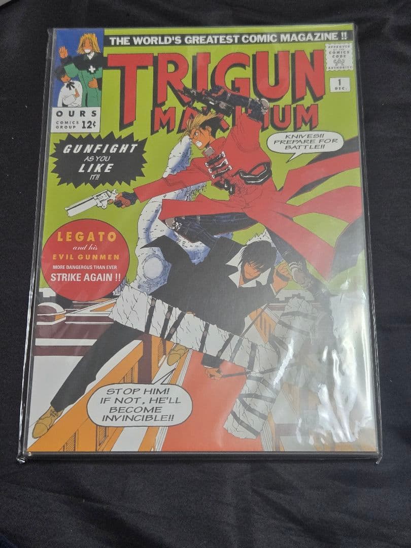 内藤泰弘自選カラーポートフォリオ 36枚セット　トライガン　TRIGUN