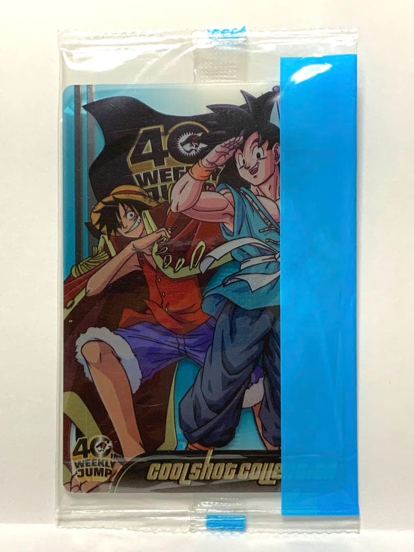 ドラゴンボール×ワンピース ジャンプ40周年 森永ウエハースカード 28 未開封 新品】ドラゴンボール × ワンピース コラボ 週刊少年ジャンプ40周年
