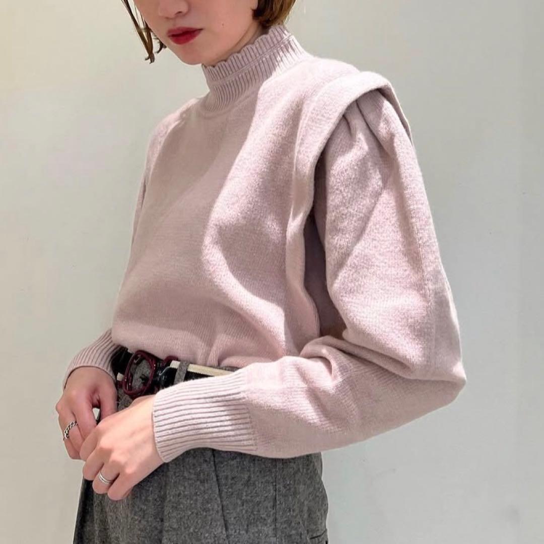 イザベルマラン エトワール 桜色 ハイネック ニット￼￼ ロンハーマン