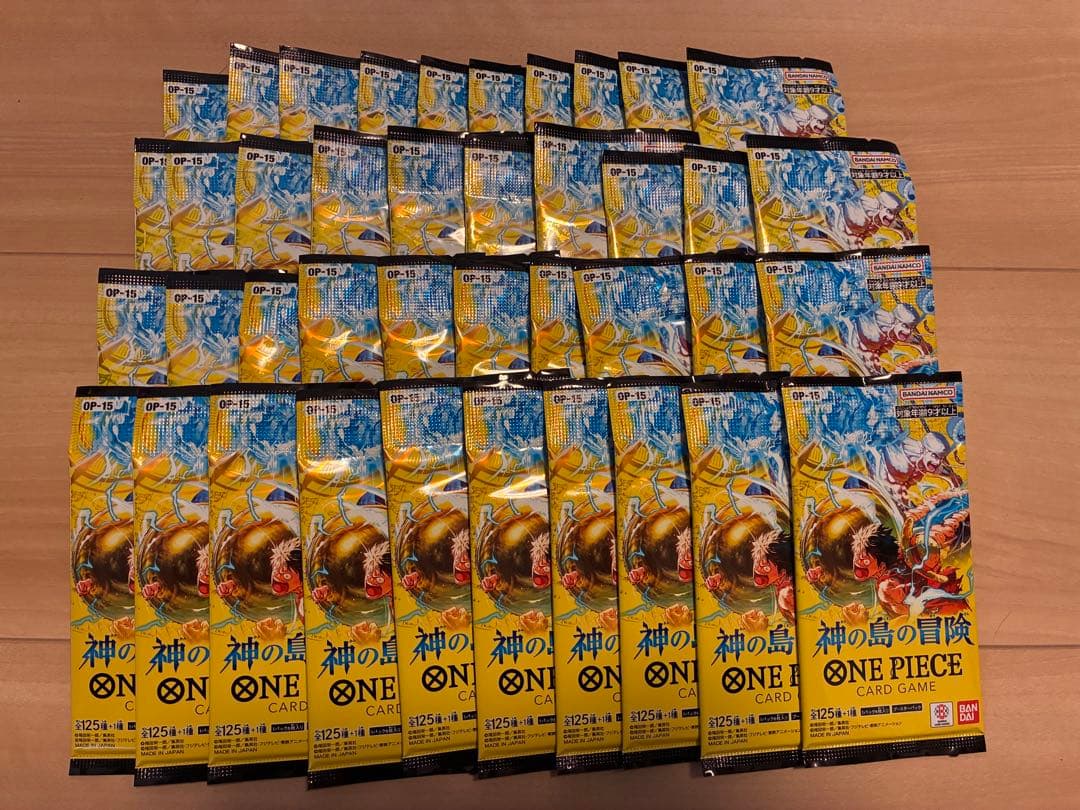 ワンピースカード 神の島の冒険 40パック バラパックまとめ売り - メルカリ