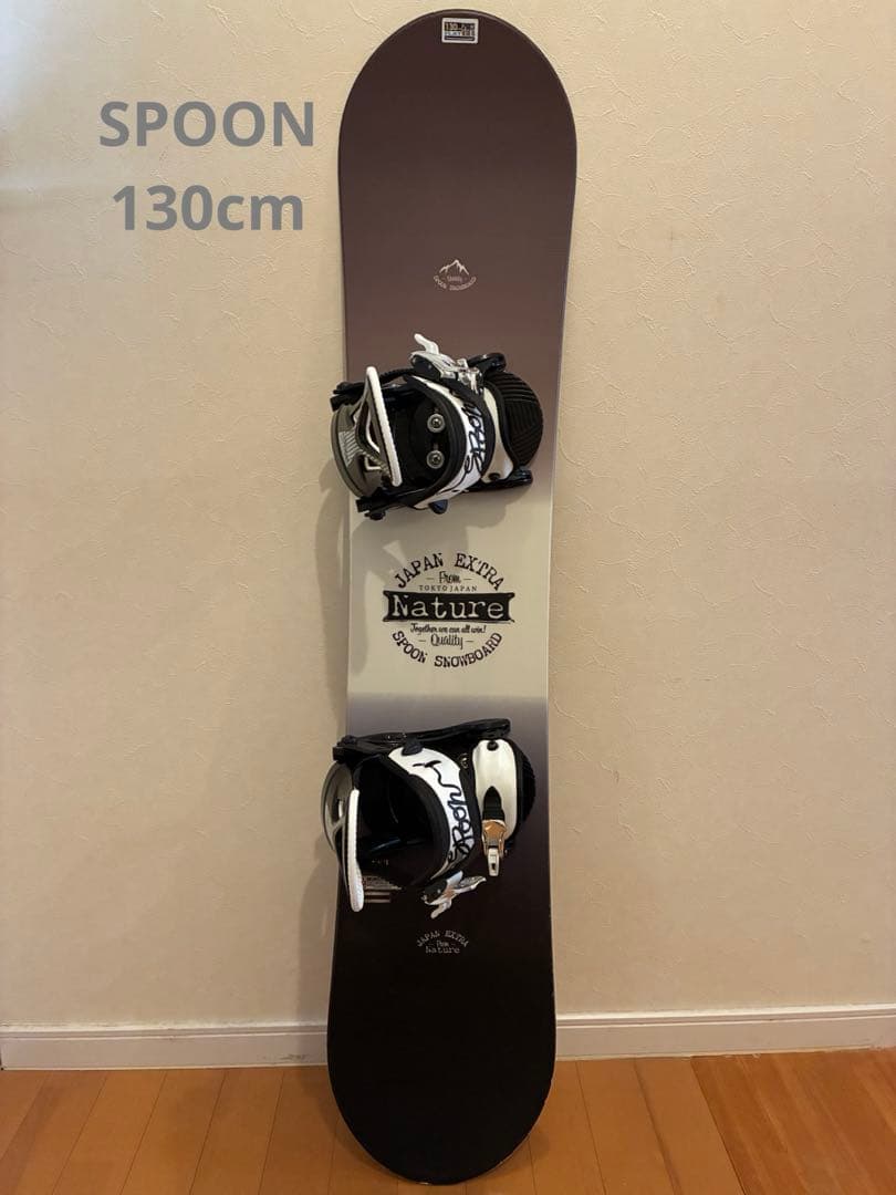 SPOONスノーボードジュニア130cm ビンディングセット