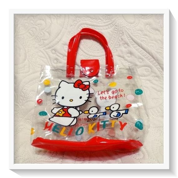 平成レトロ ハローキティ ビニールプールバッグ 1996年製 - メルカリ