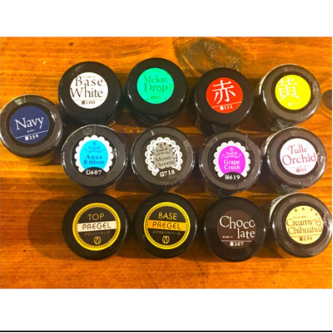 プリジェル カラー　ジェル　ネイル　LED