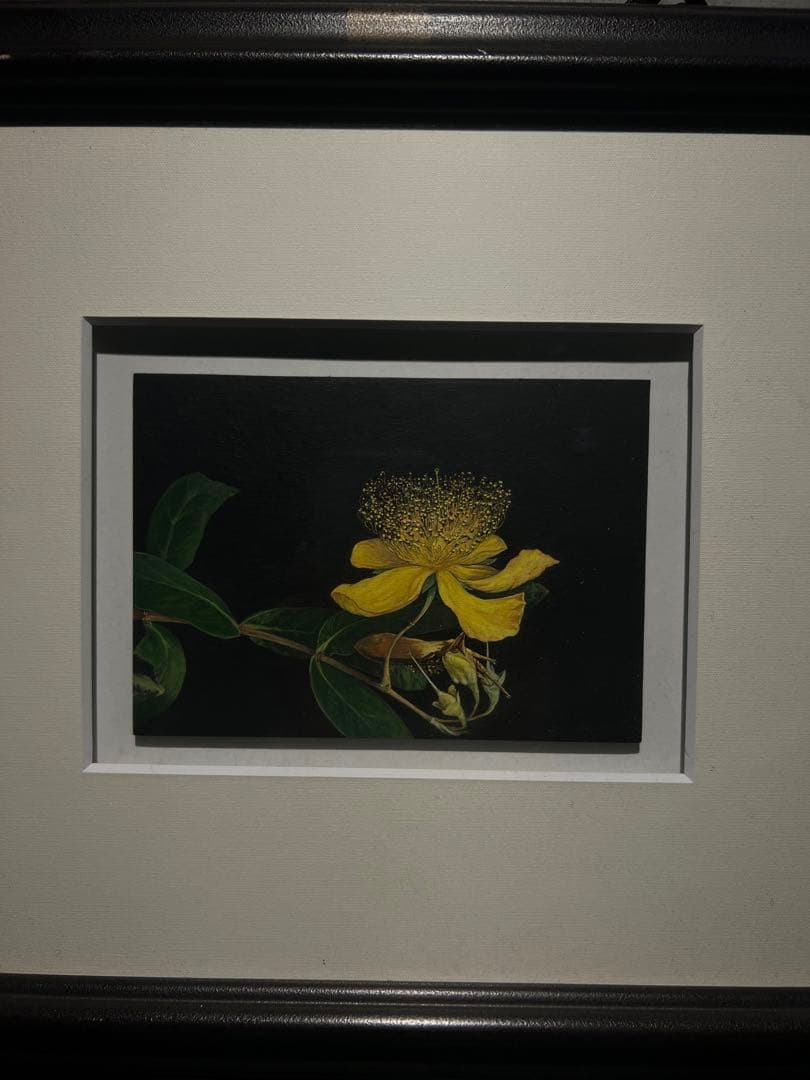 写実画【久古の花】リアリズム　肉質画