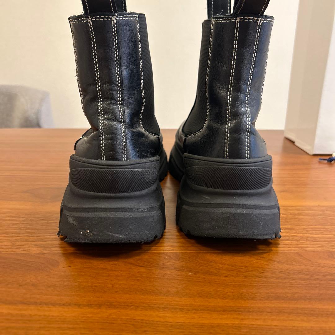 SOFIE D'HOORE ブラック サイドゴアブーツ - メルカリ