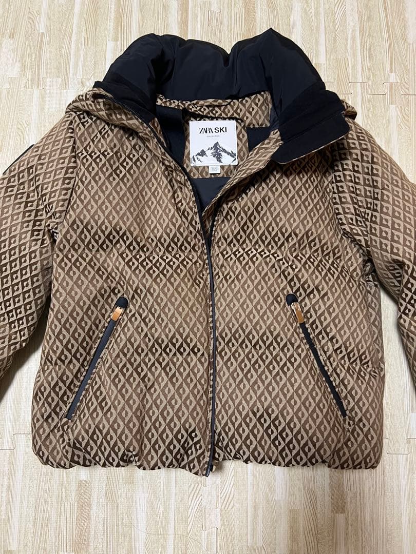 [新品] ZARA SKI 耐水加工ウィンドブレーカーダウンジャケット
