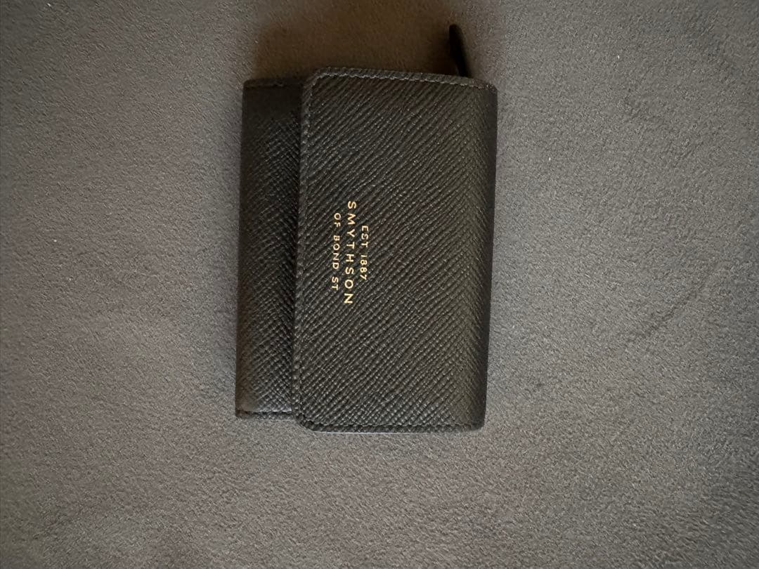SMYTHSON Panamaレザーコンパクトケース