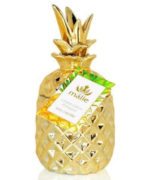 新品未使用☆マリエオーガニクスのパイナップル・ソイキャンドル Malie Organics（マリエオーガニクス） キャンドル Pineapple Soy