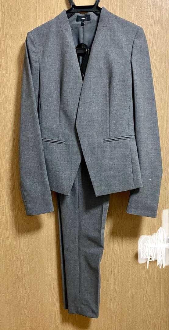 Theory グレー パンツセットアップ
