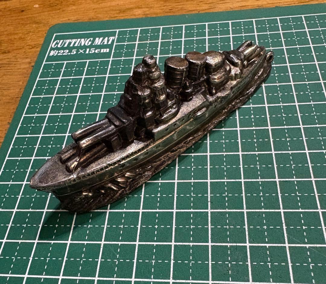 グリコ おまけ 金属製 昭和レトロ 戦艦 軍艦 - メルカリ