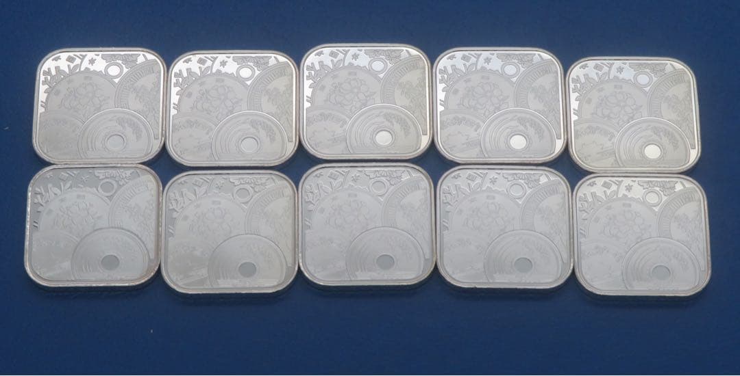 純銀 メダル 銘　純銀メダル10枚まとめ 43.33g 銀メダルミントだし造幣局