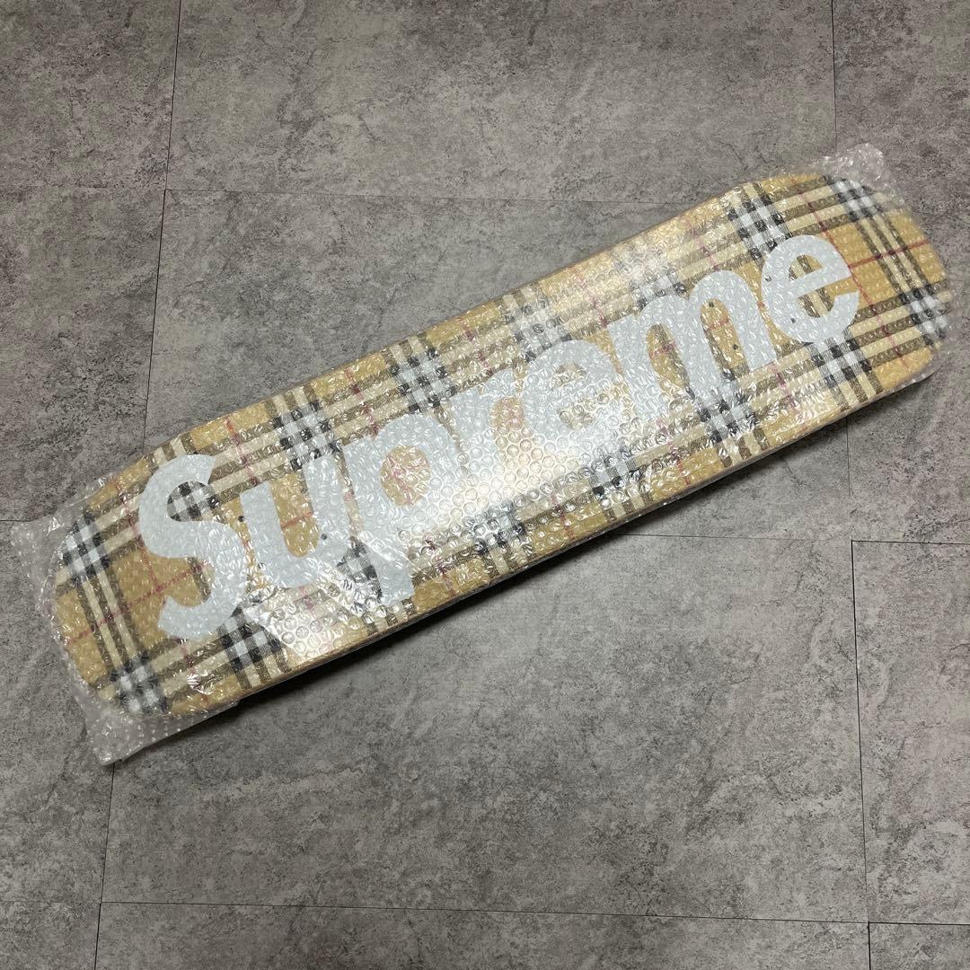 新品未使用 supreme×burberry スケボー デッキ