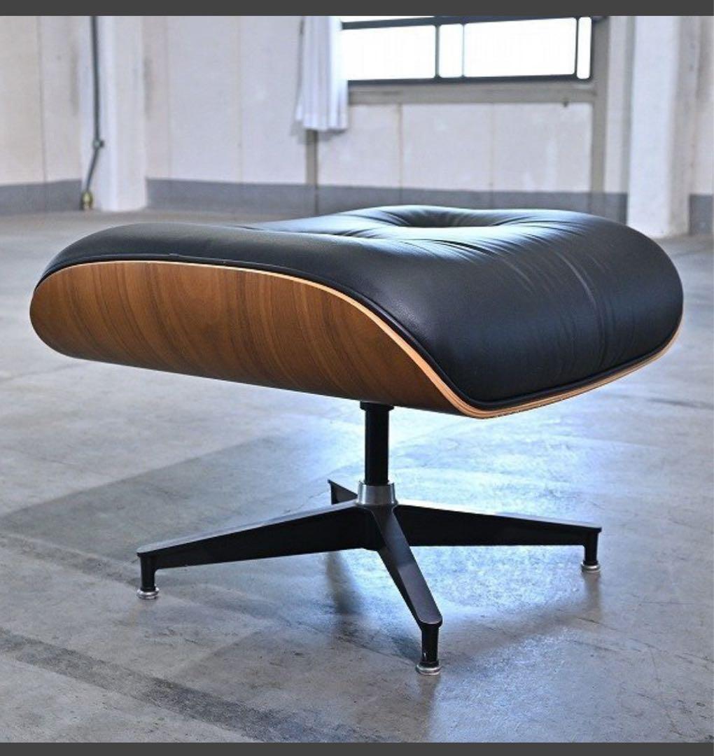 ハーマンミラー　イームズ　オットマン　ウォールナット本革　　定価25万