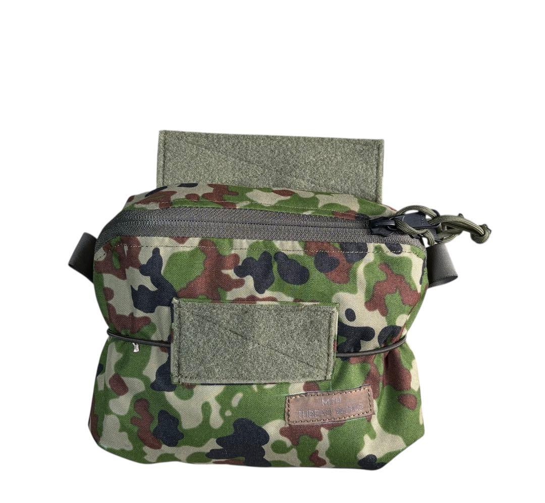 陸自迷彩　ezダングラーポーチ　500d ナイロン　自衛隊　自作