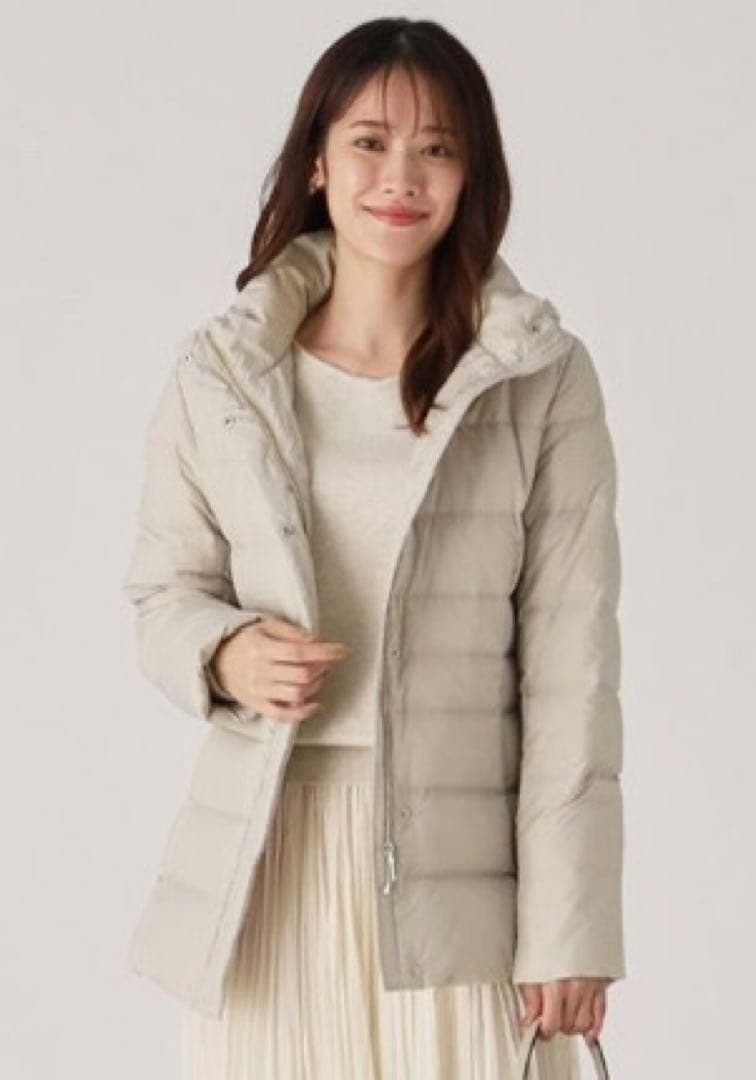 新品未使用　クードシャンスベージュ ザニュールックオブダウン軽量2way 40