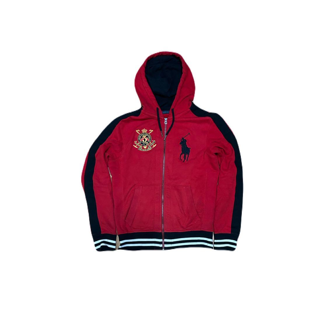 トップス Big pony hoodie red