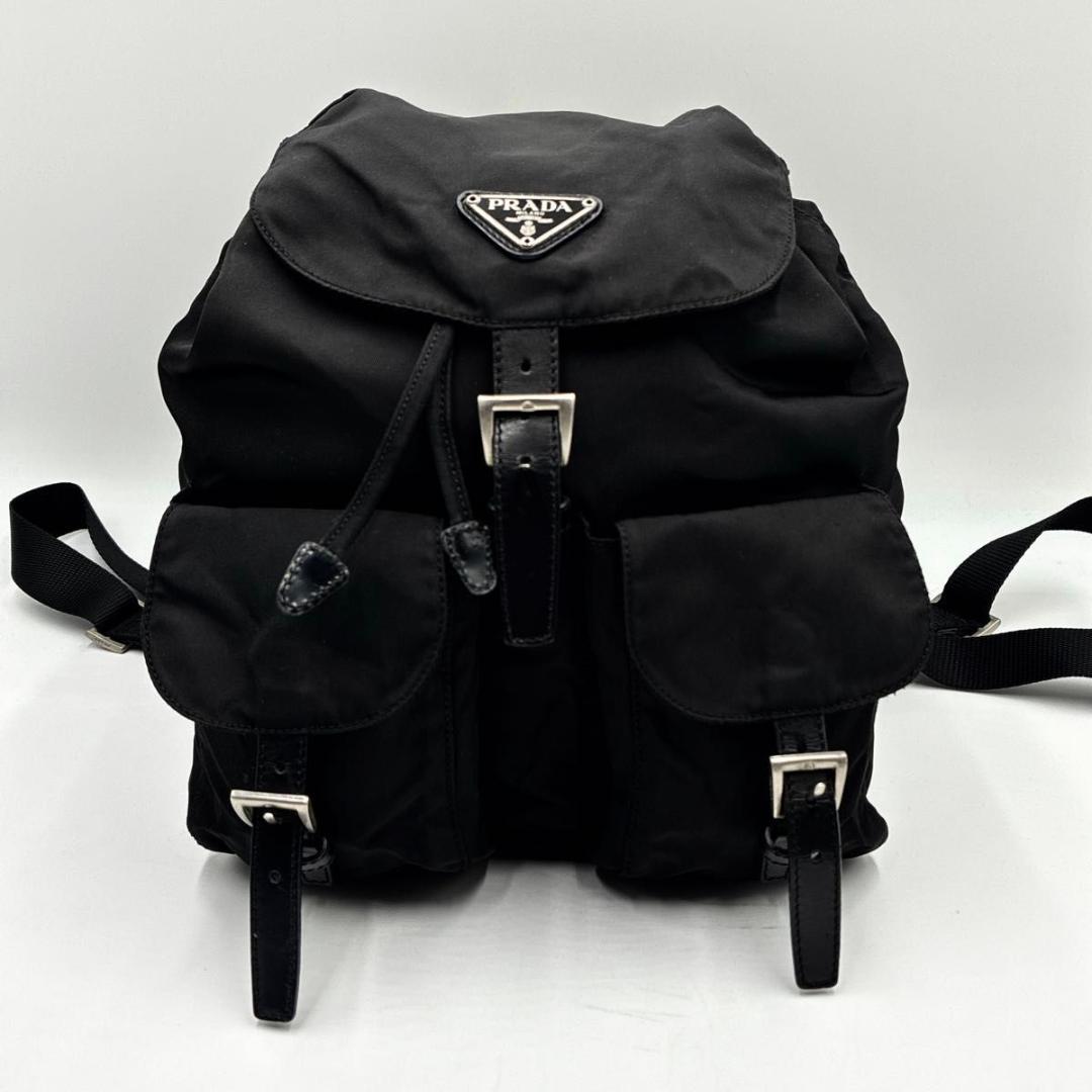 J&Y SYSTEM公式アカウント03　プラダ リュック バックパック プラダ リュックサック バックパック メンズ ブラック PRADA 2VZ135 V