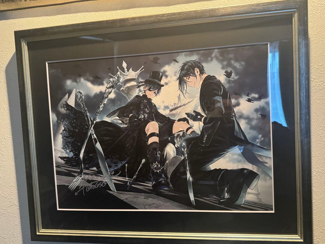 黒執事展　枢やな直筆サイン入りプレミアム複製原画（A）＜メインビジュアル＞