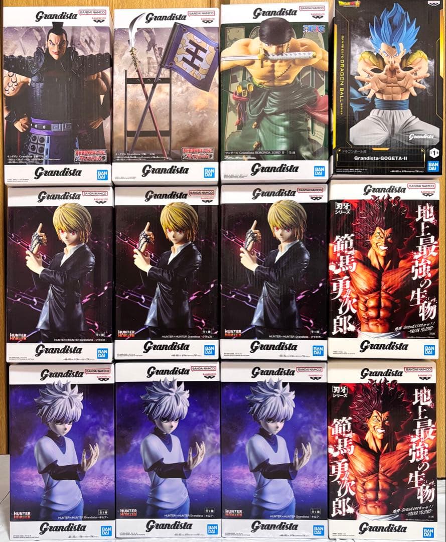 Grandista フィギュア 12点セット まとめ売り プライズ 最新人気アニメ プライズフィギュア Grandista まとめ売り 12体セット