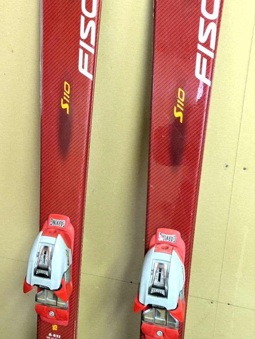FISCHER S110 150サイズ スキー板 赤色 バインディング - メルカリ