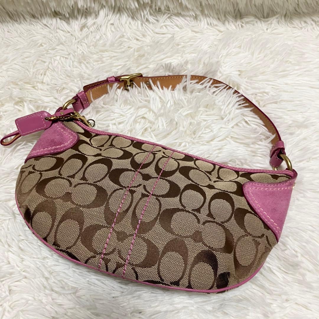 COACH アクセサリーポーチ 1480 シグネチャー コーチ ワンショルダー